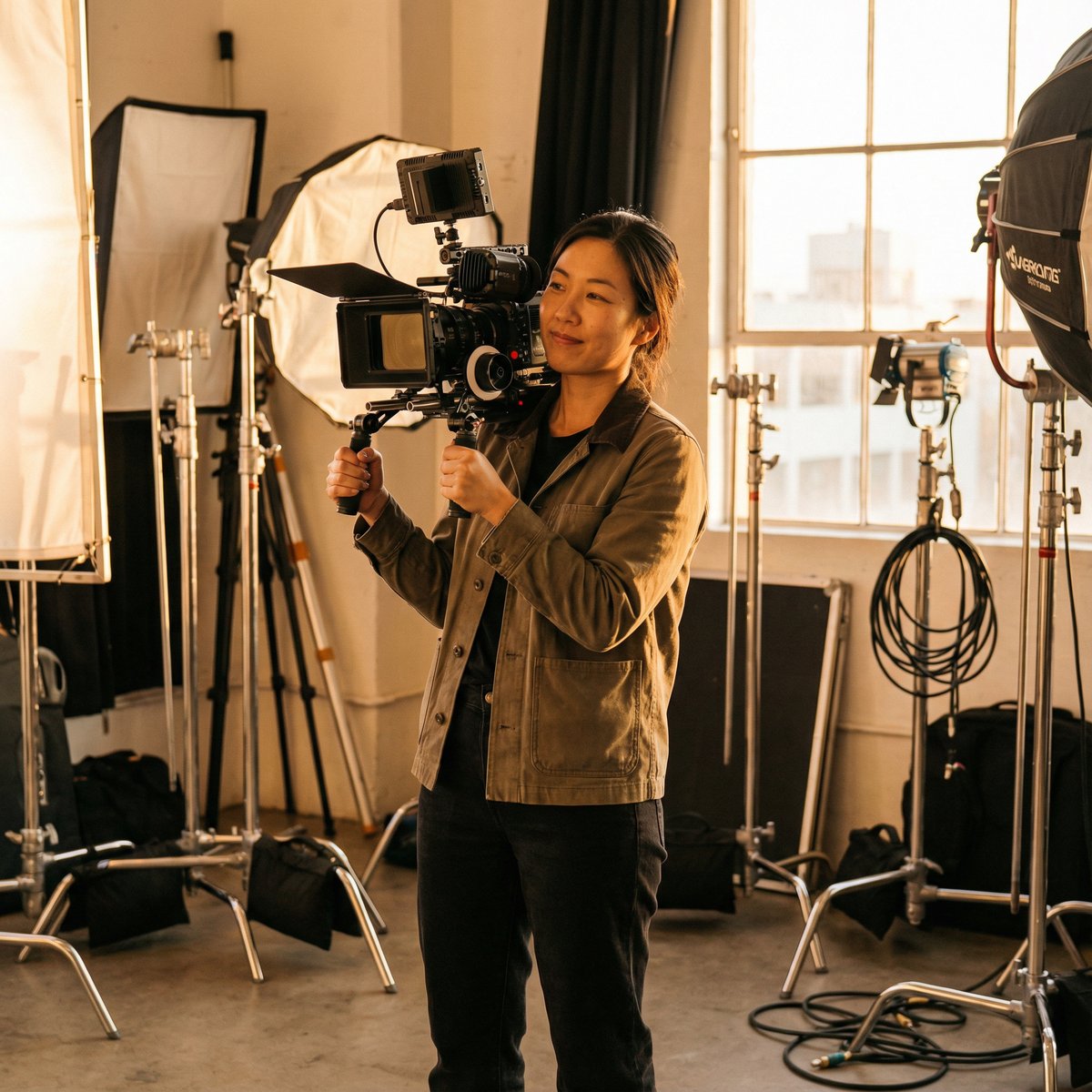 黄色仓库摄影师